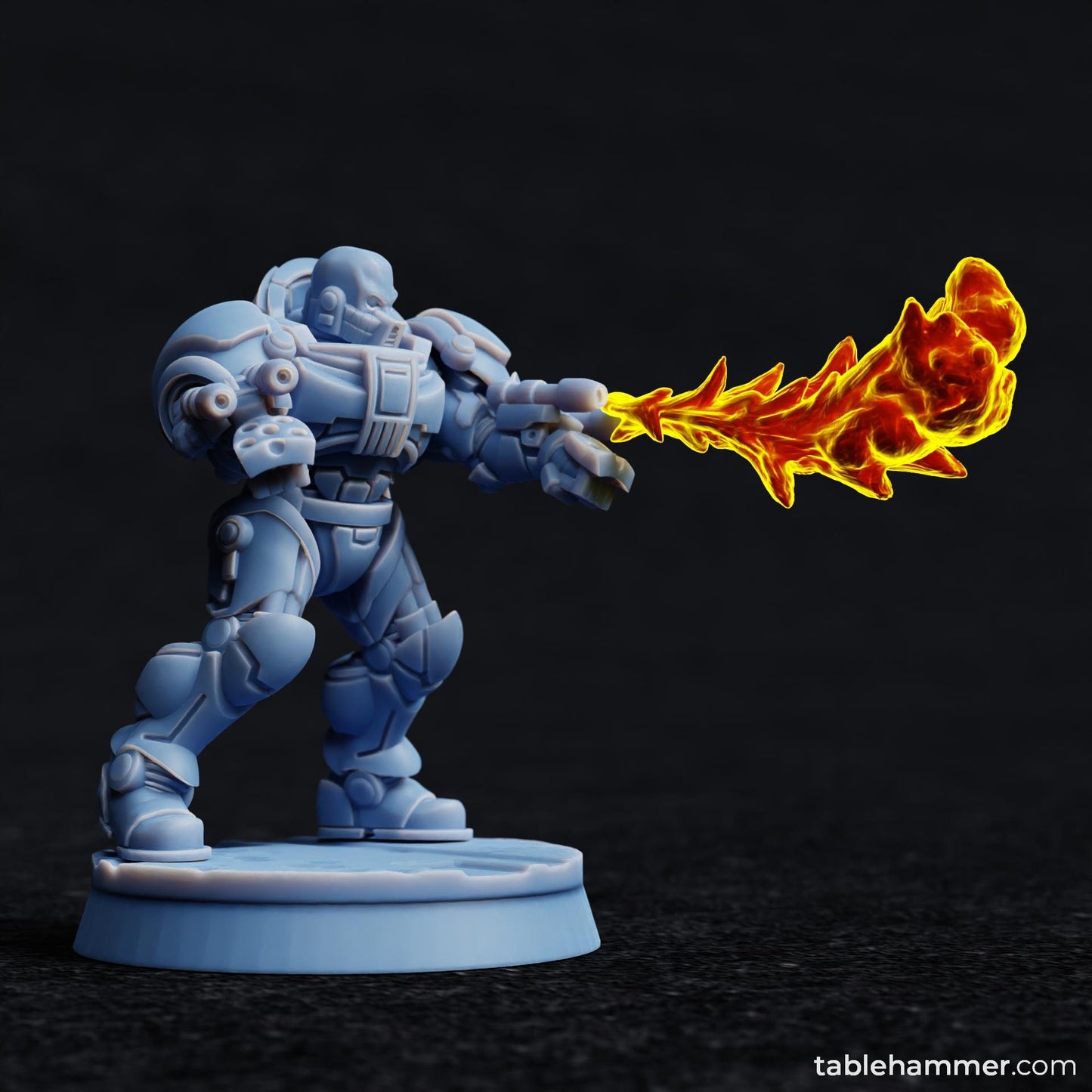 Flamethrower effect muzzleflash