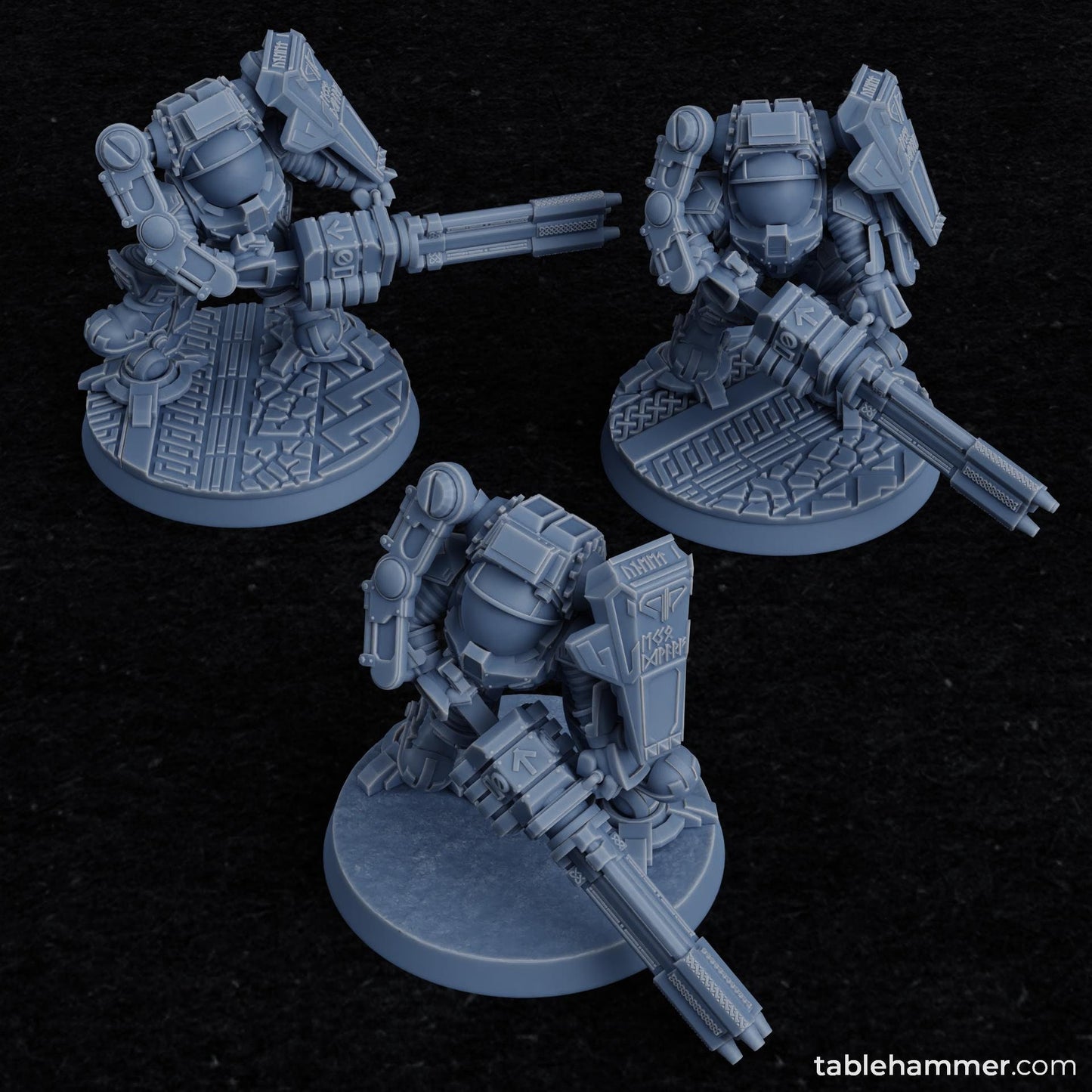 Exo Dwarves with with Beam Piercer (Federation of Tyr)