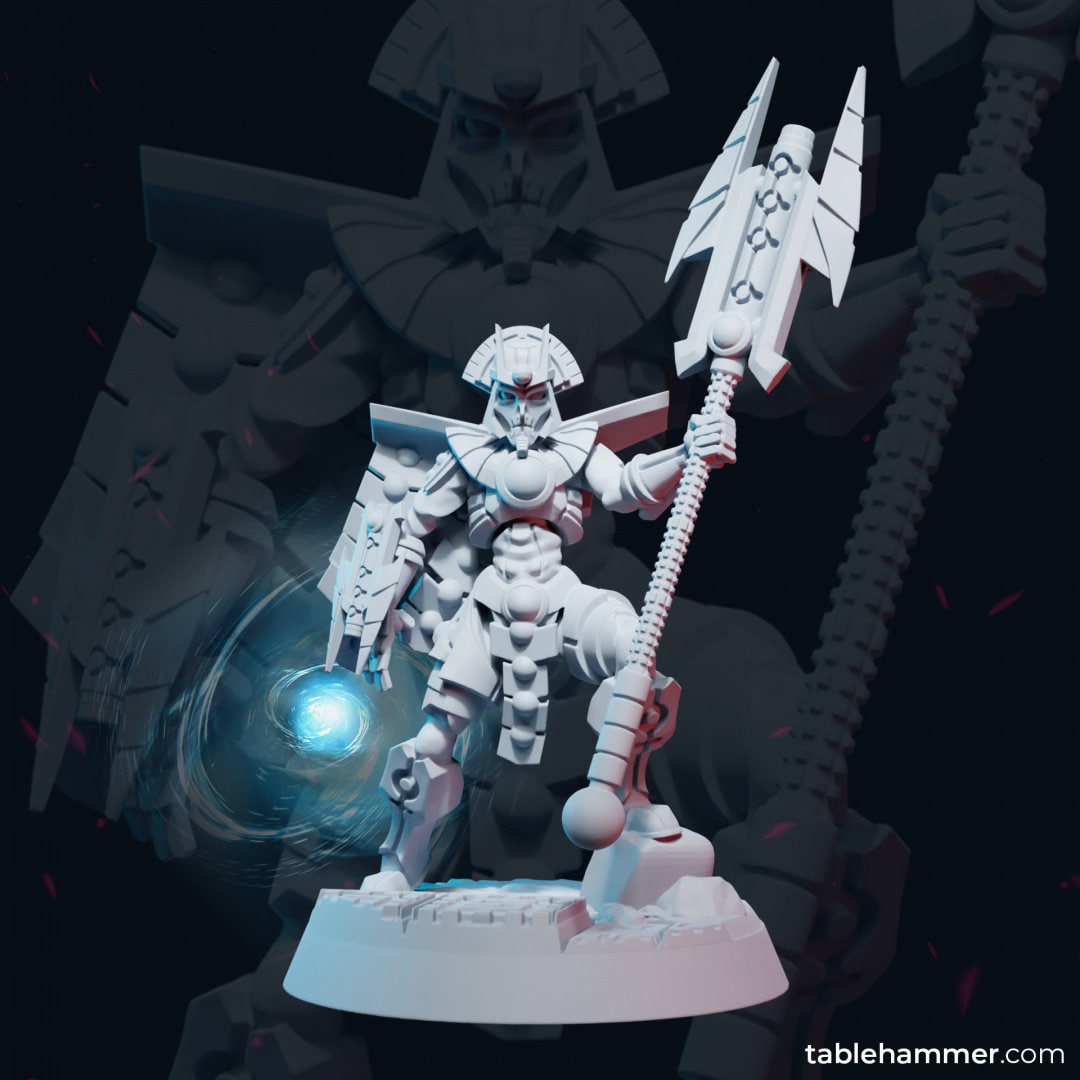 Necroyd Tomb Lord – Leader with blast staff and wristmounted crossbow