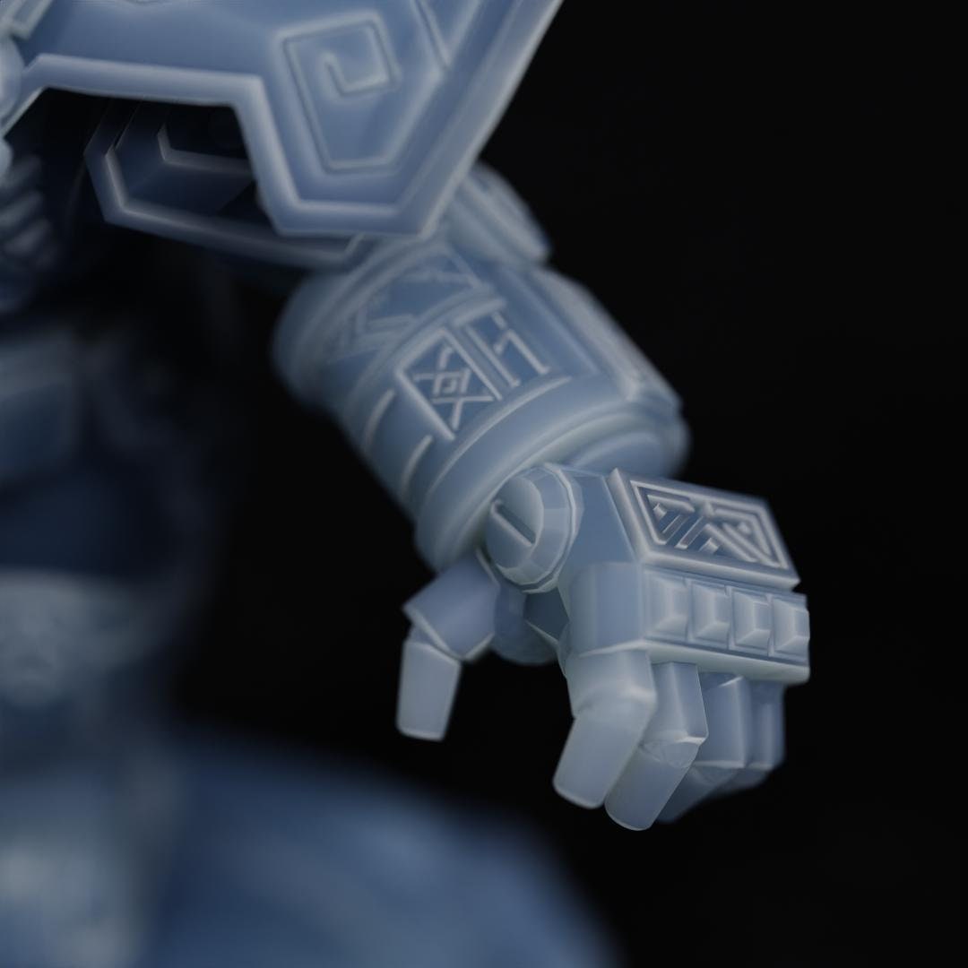 Grimdil - Dwarf smash captain (Federation of Tyr)