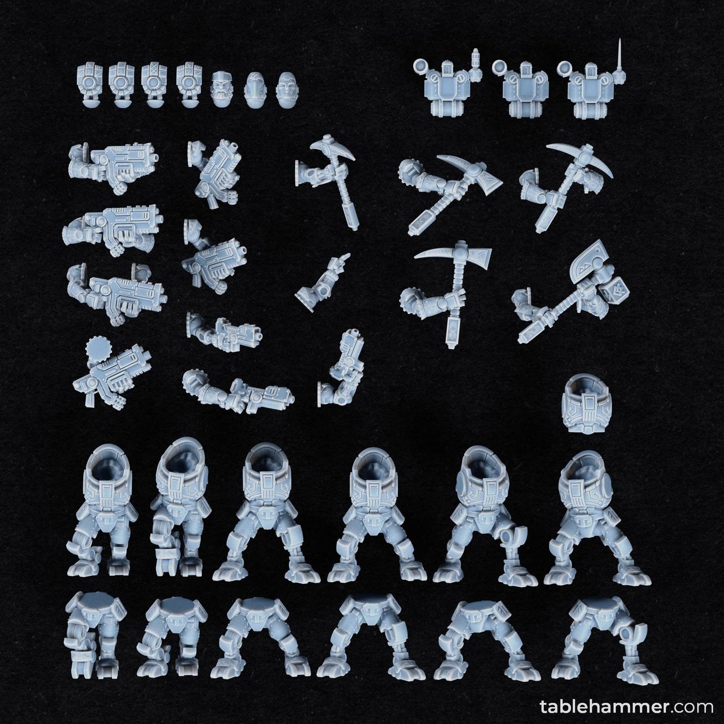 Clockwork Ancestors (modular, melee + ranged)