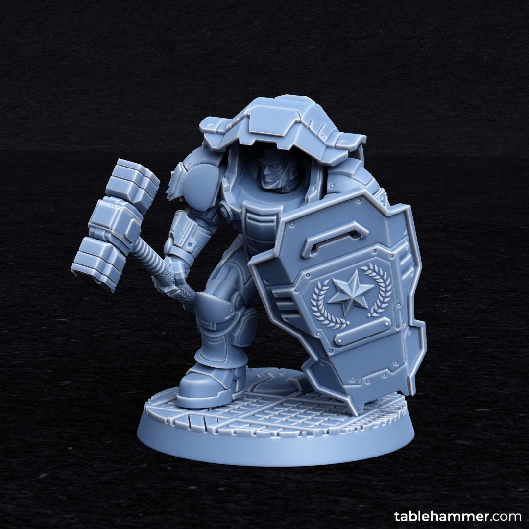 Myrmidon Armadillos (melee) – superhuman heavy troops