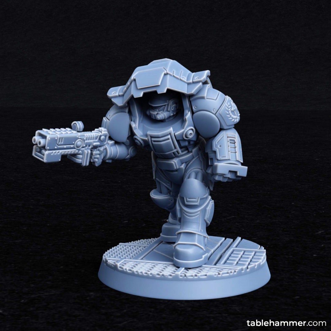Myrmidon Armadillos (ranged) – superhuman heavy troops
