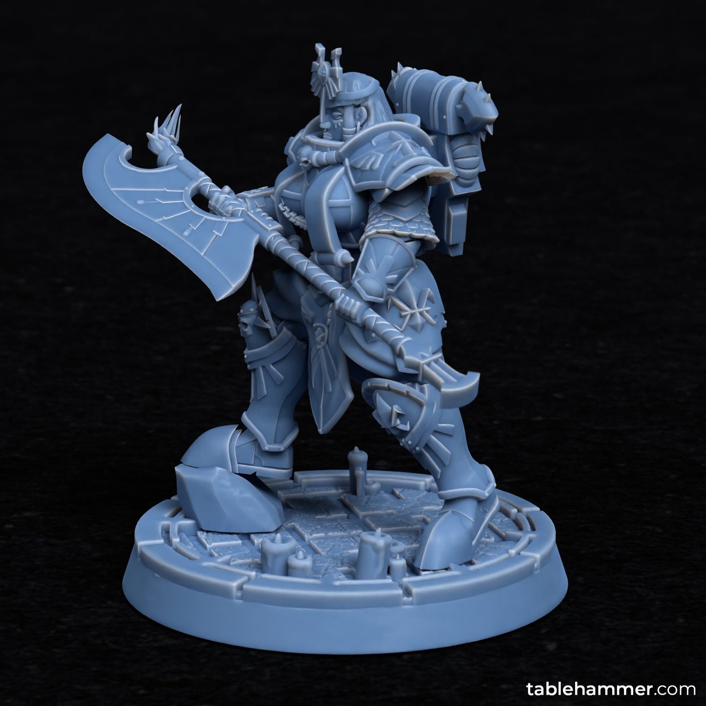 Haethor - the firm blade (space superhuman heroine)