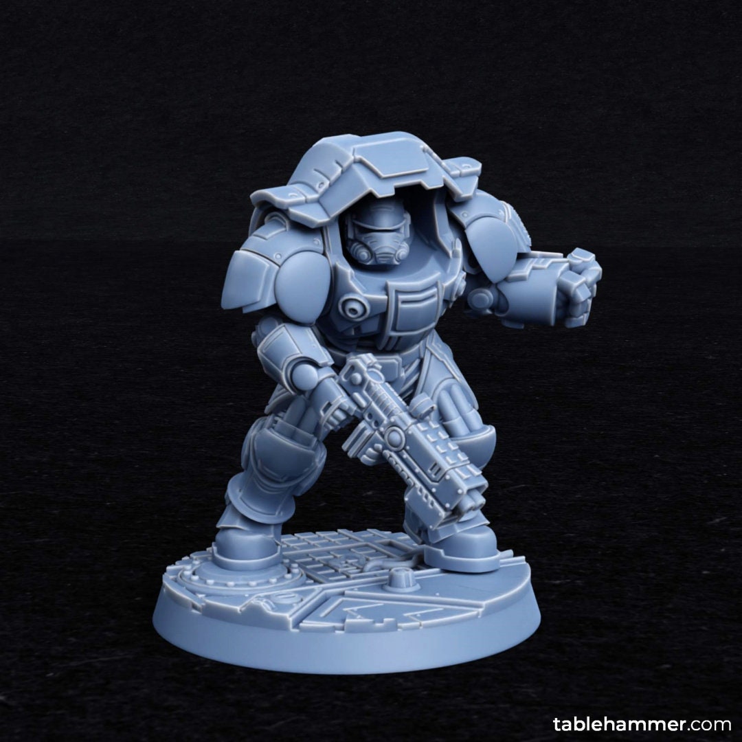 Myrmidon Armadillos (ranged) – superhuman heavy troops