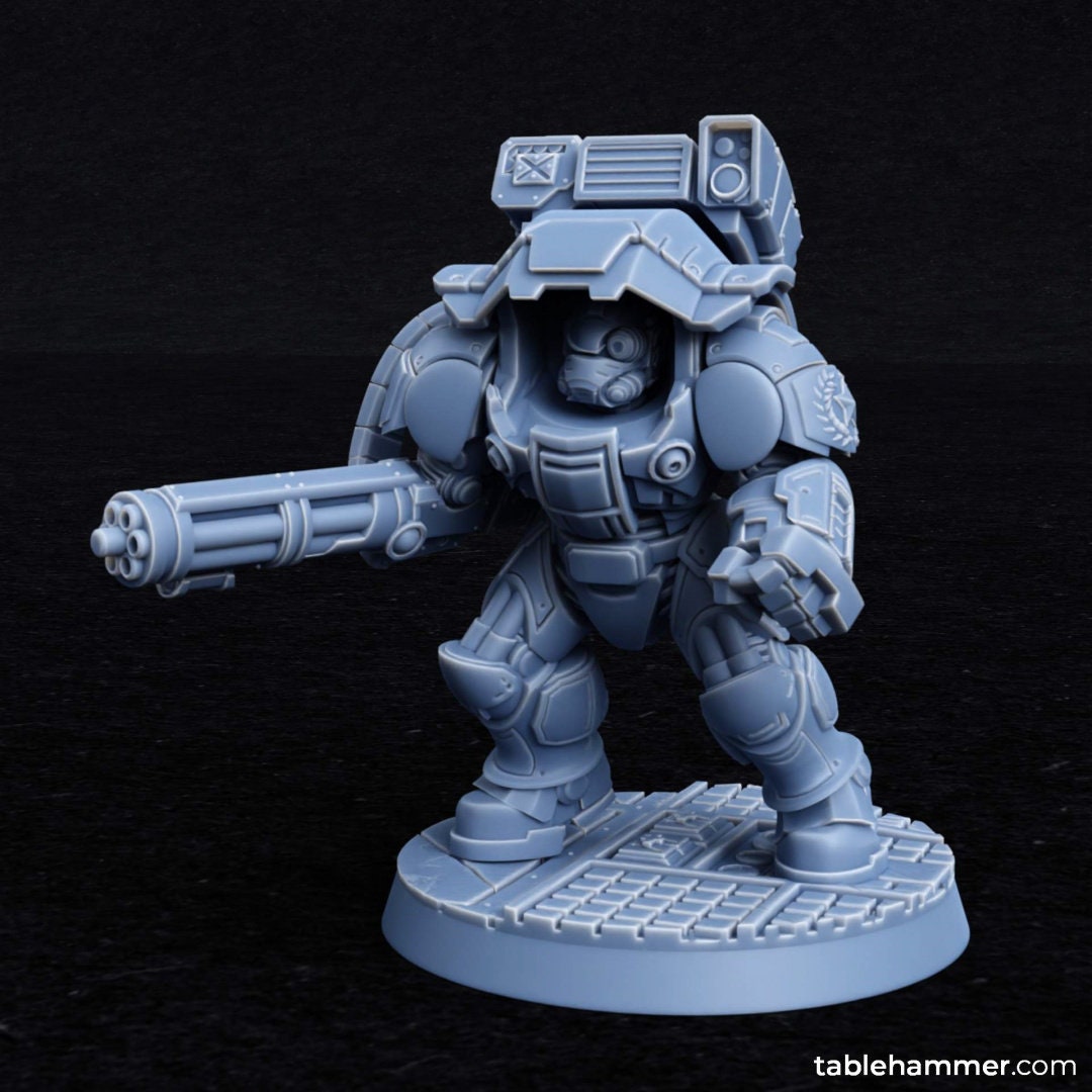 Myrmidon Armadillos (ranged) – superhuman heavy troops