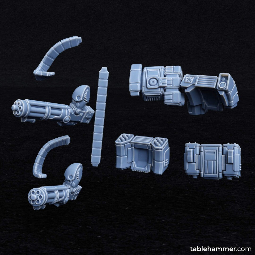Myrmidon Armadillos (ranged) – superhuman heavy troops