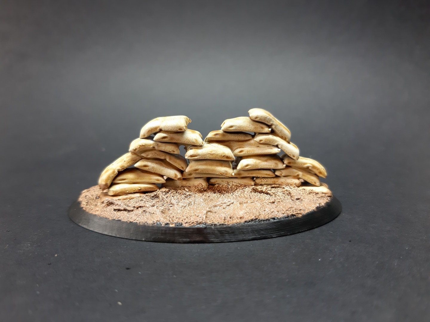 Sandbags for basing and miniatures