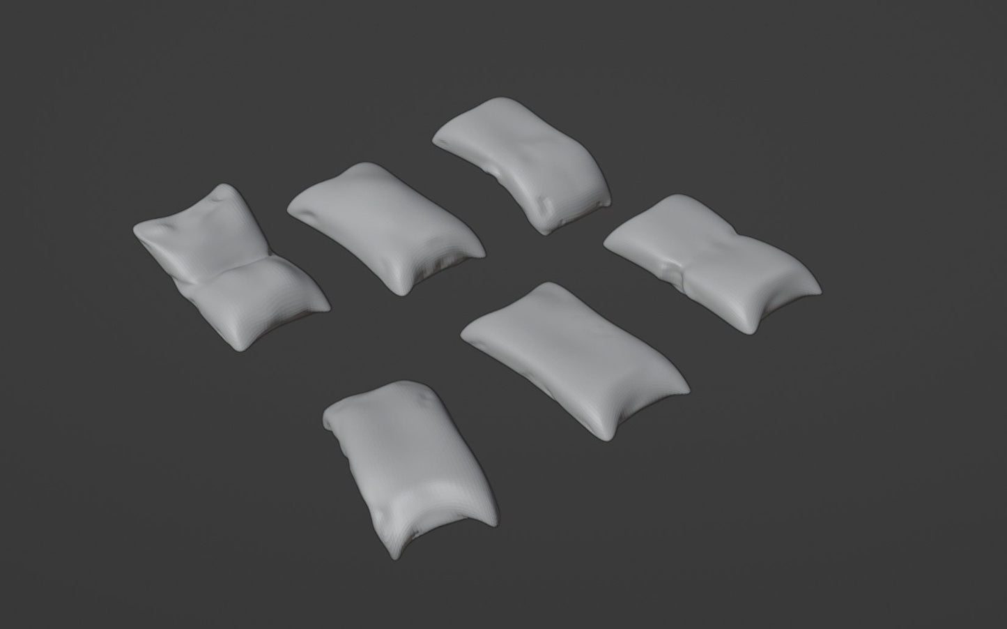 Sandbags for basing and miniatures