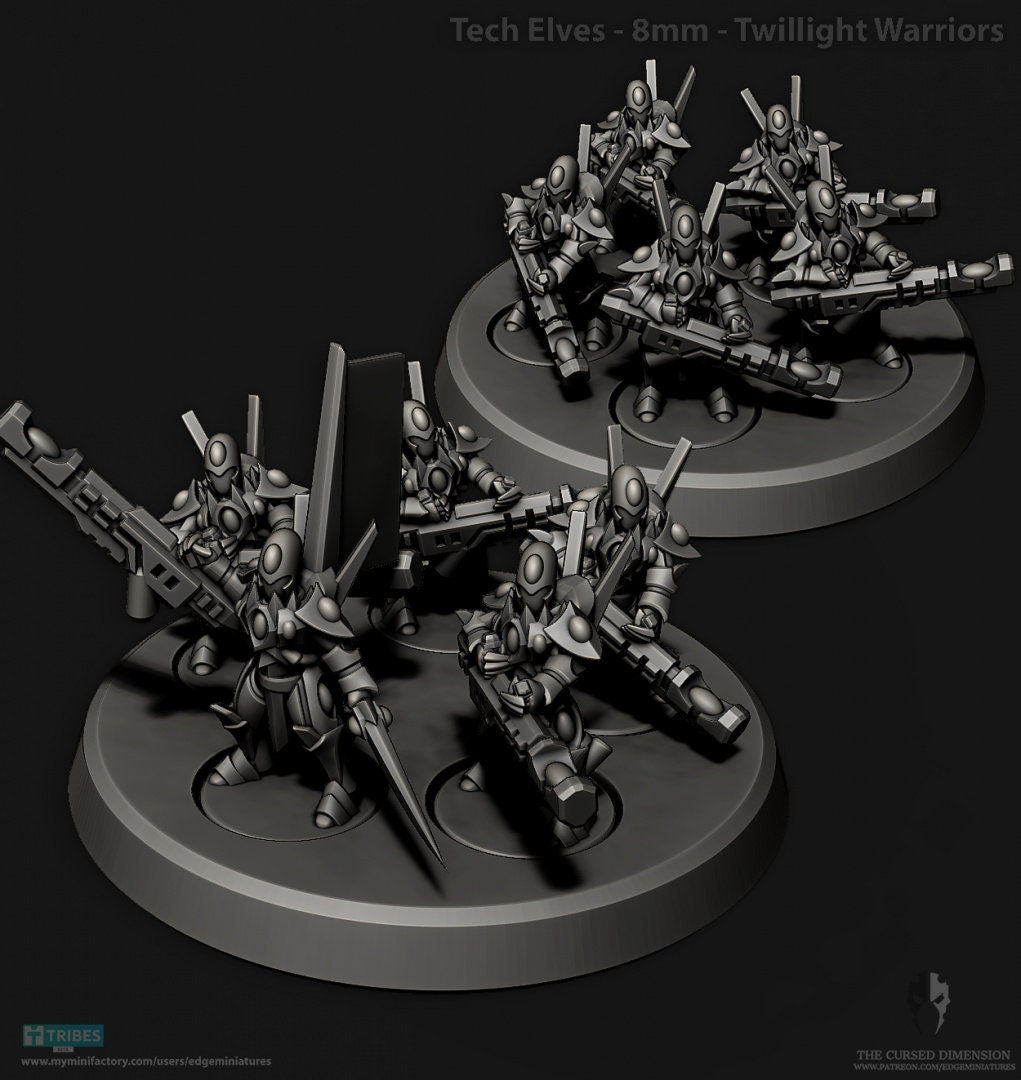 Tech Elves - Twillight Warriors - 8mm