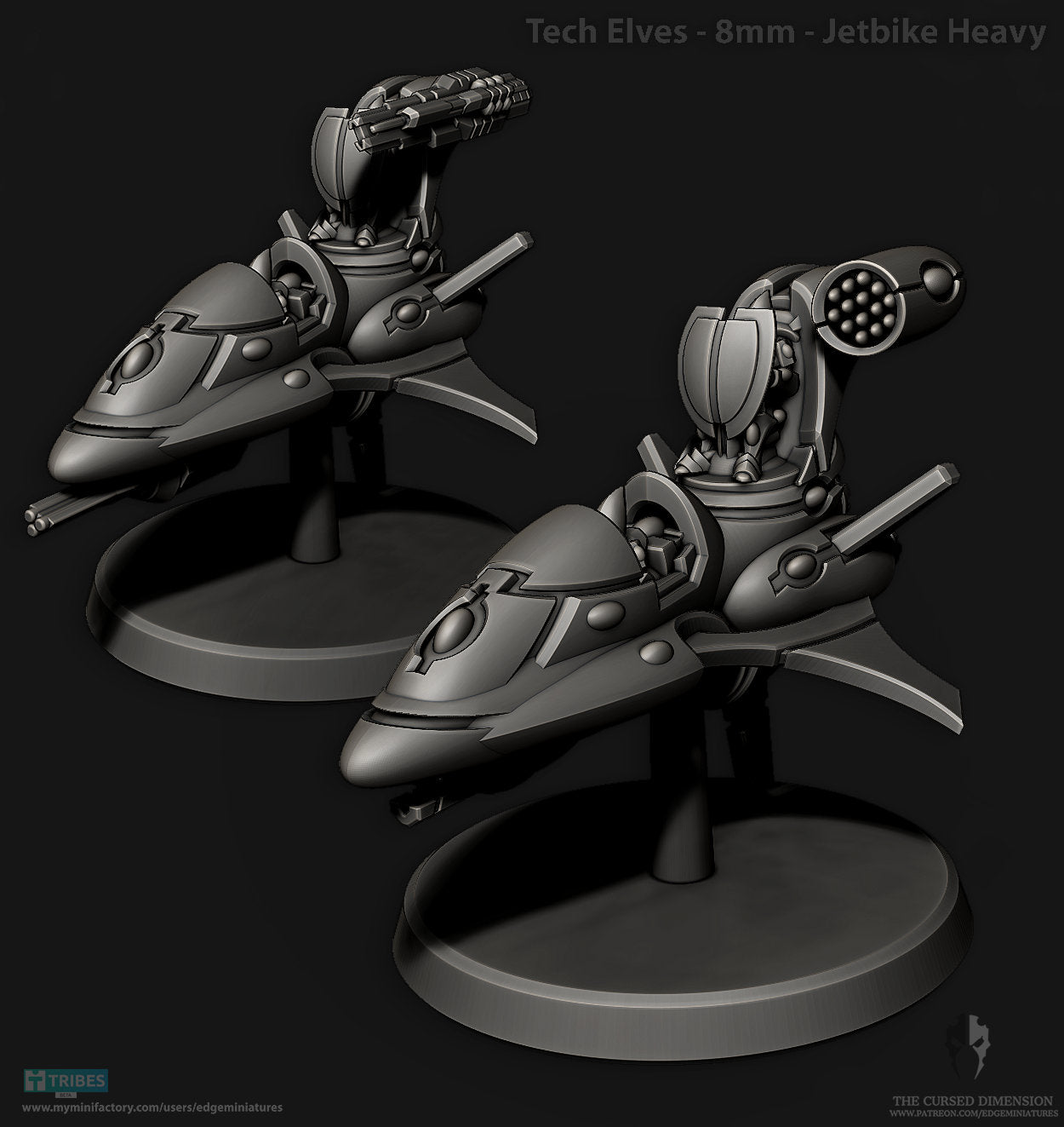 Tech Elves - Heavy Jetbike - 8mm