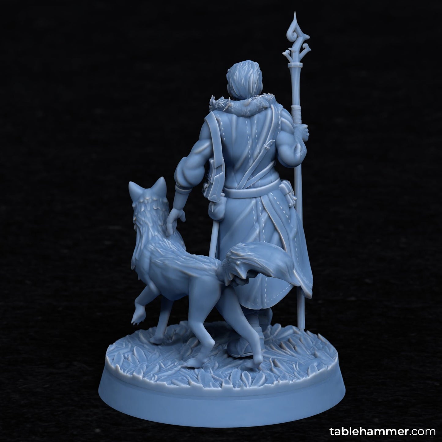 Johan Wildheart with dog companion