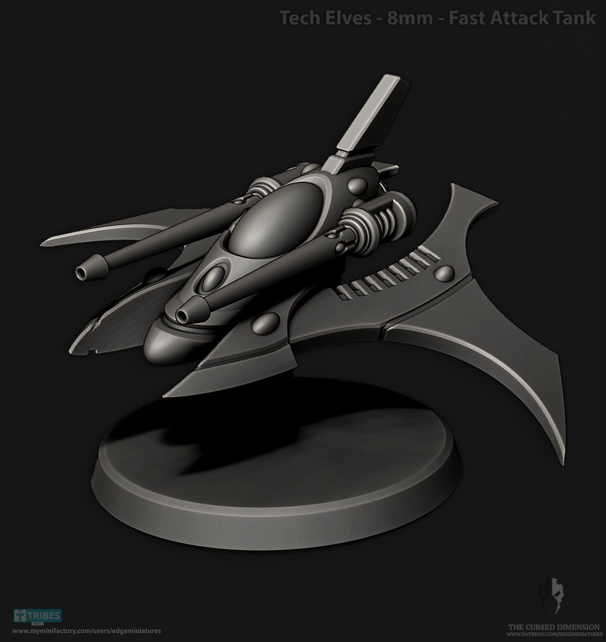 Tech Elves - Fast Attack Tank - 8 mm