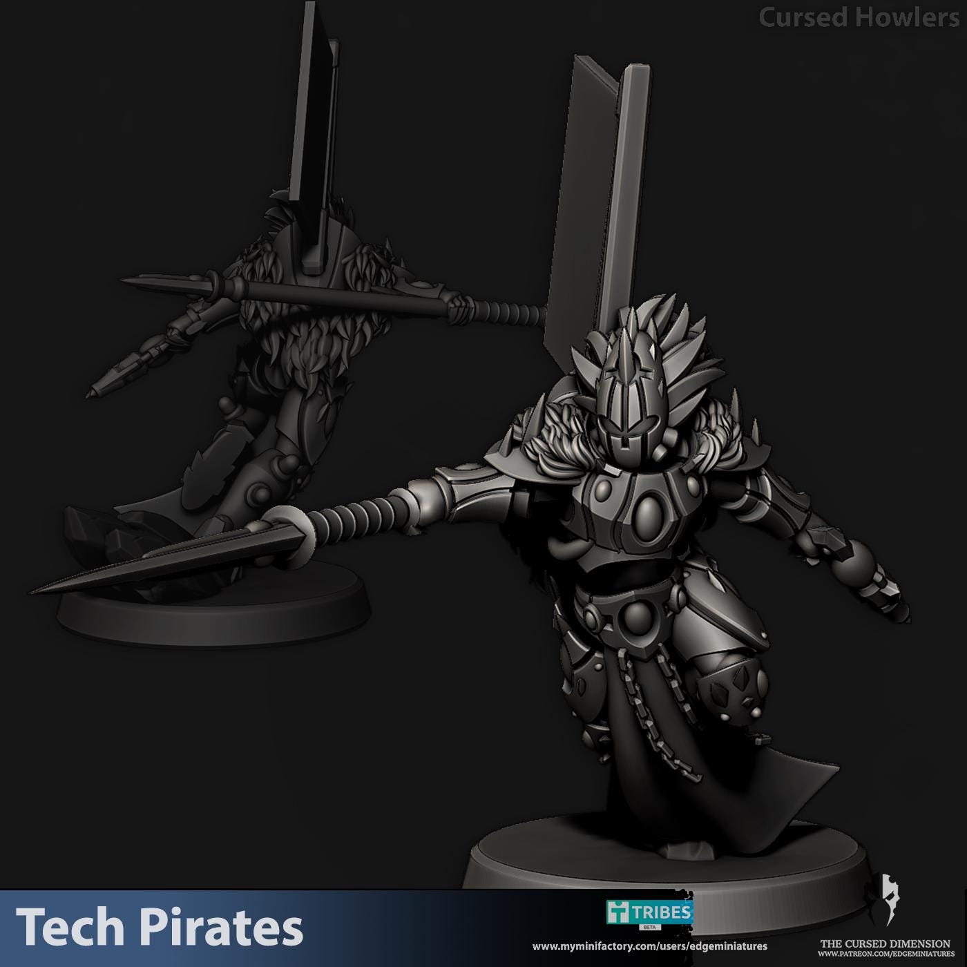 Cursed Howlers - hero variants - Tech Pirates
