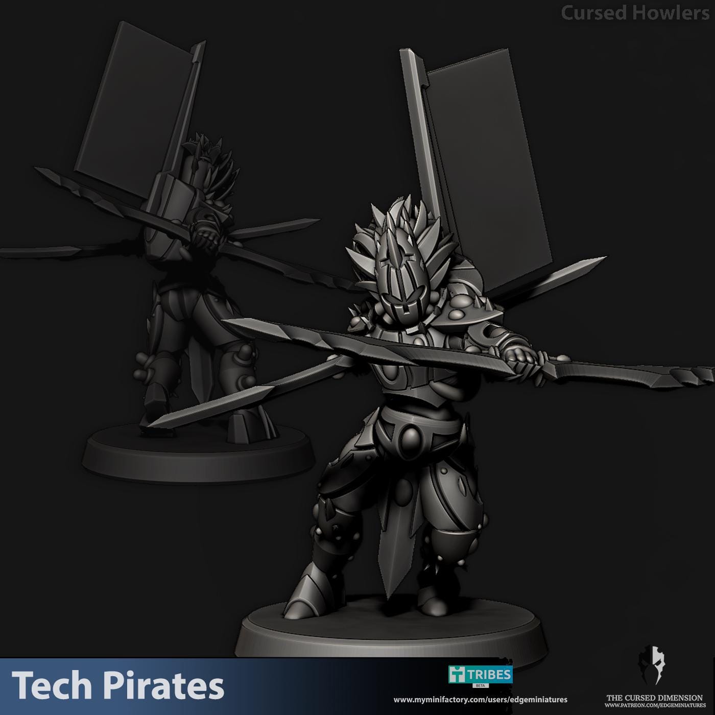 Cursed Howlers - hero variants - Tech Pirates