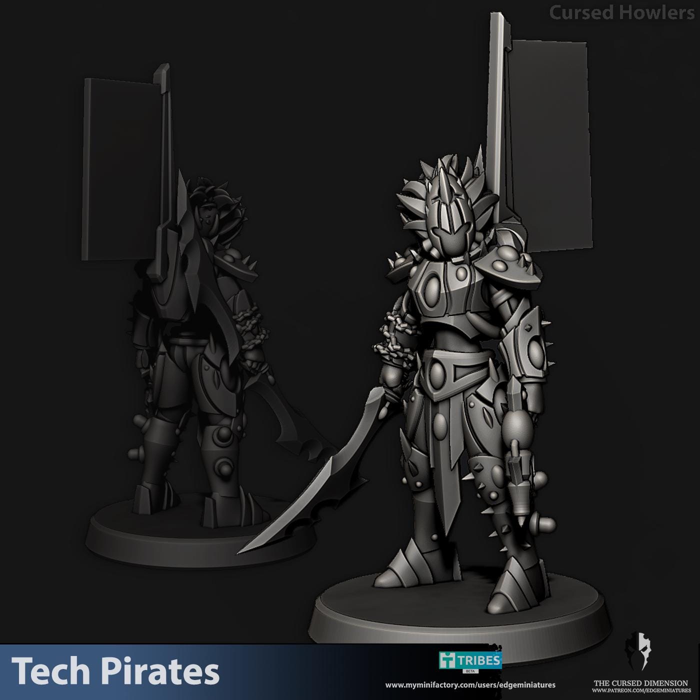 Cursed Howlers - hero variants - Tech Pirates