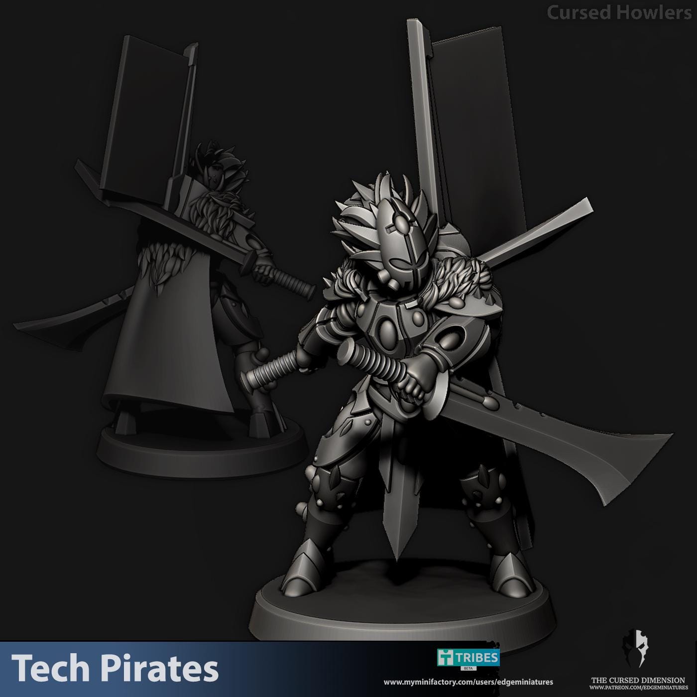 Cursed Howlers - hero variants - Tech Pirates