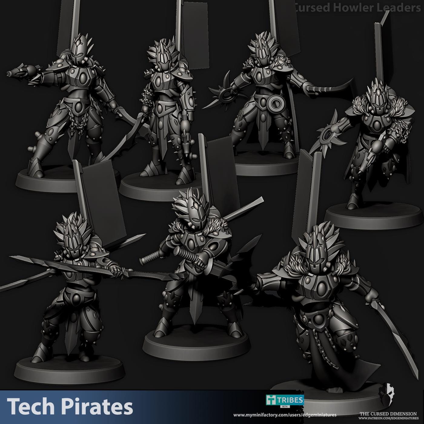 Cursed Howlers - hero variants - Tech Pirates