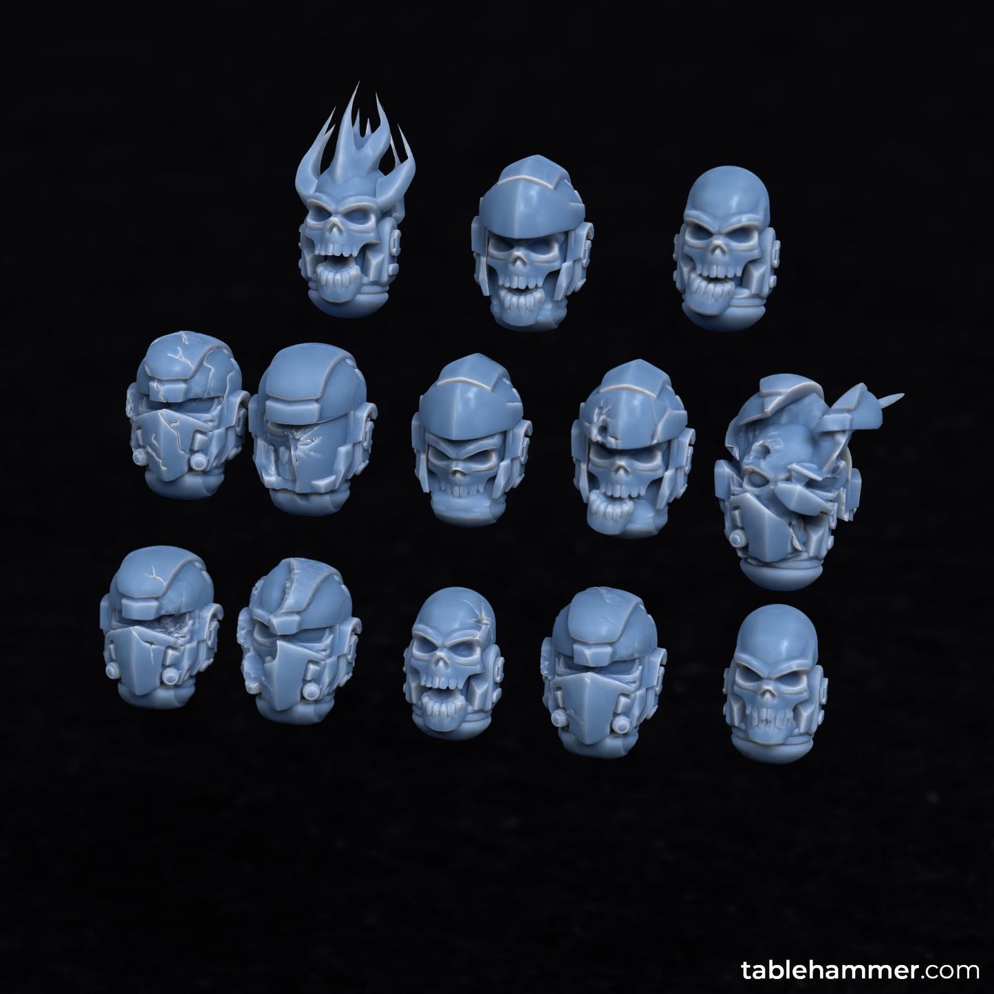 Human super soldier heads (Casualties)