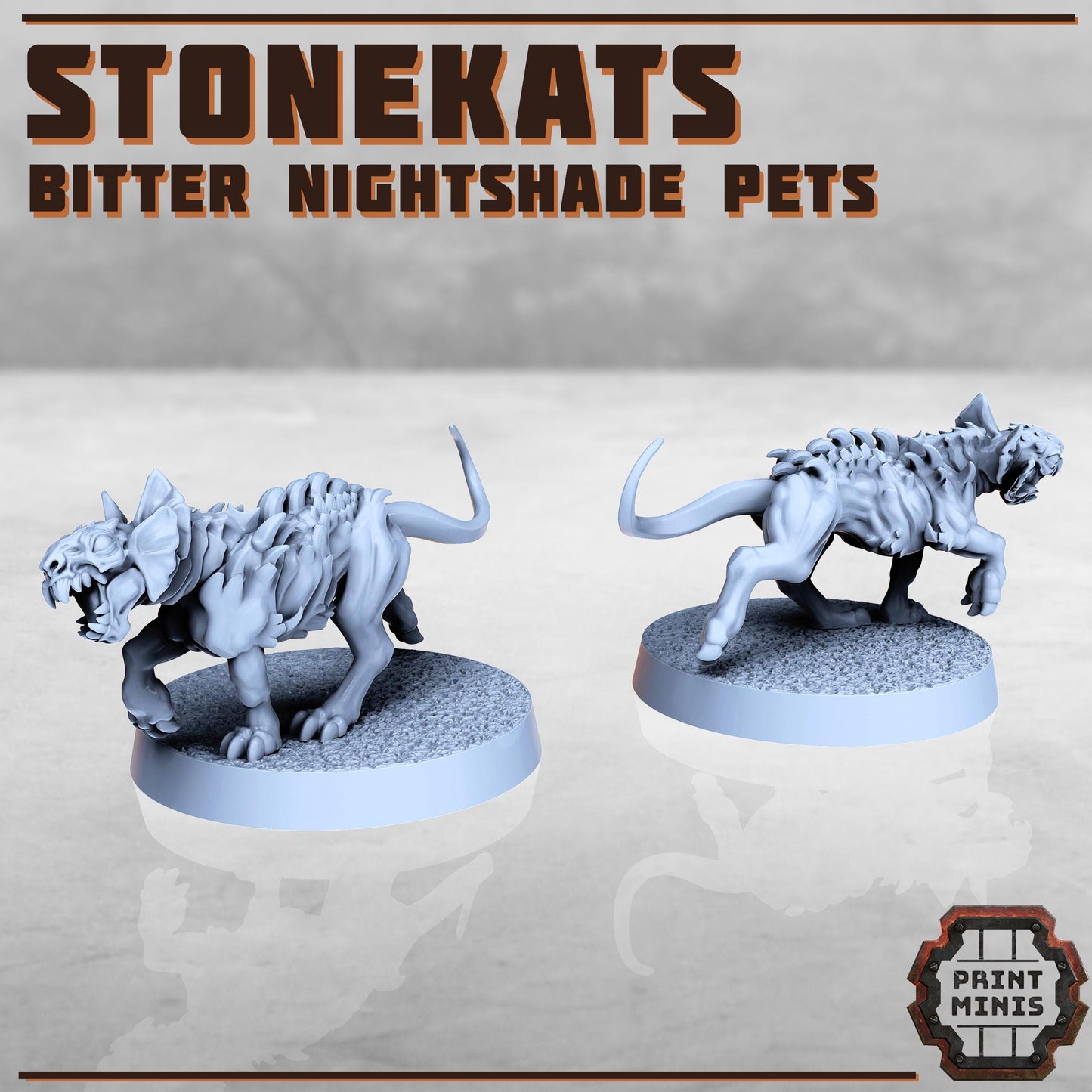 Stonekats x3 - Bitter Nightshade Pets