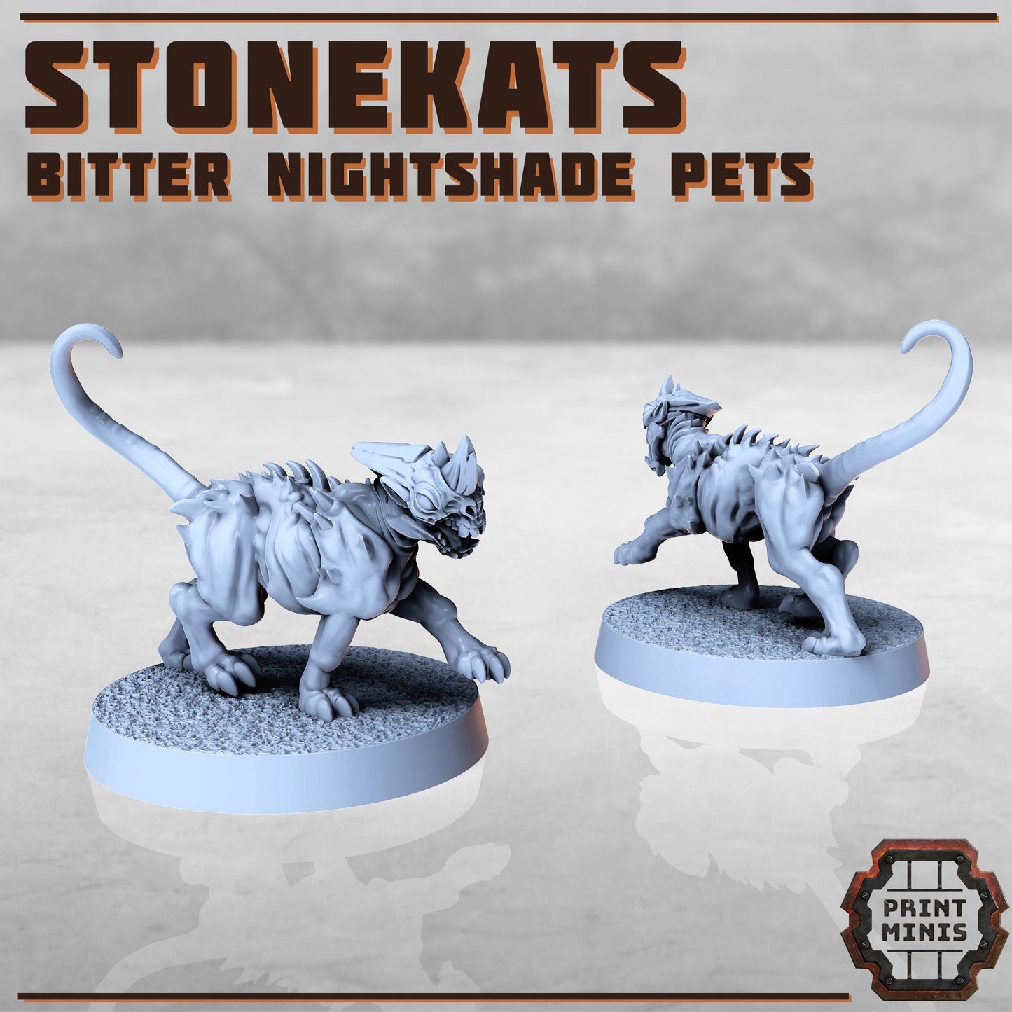 Stonekats x3 - Bitter Nightshade Pets