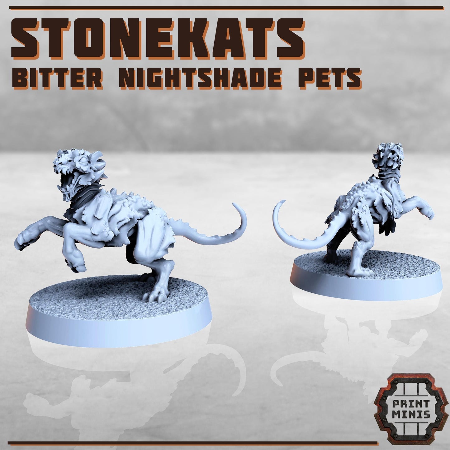 Stonekats x3 - Bitter Nightshade Pets