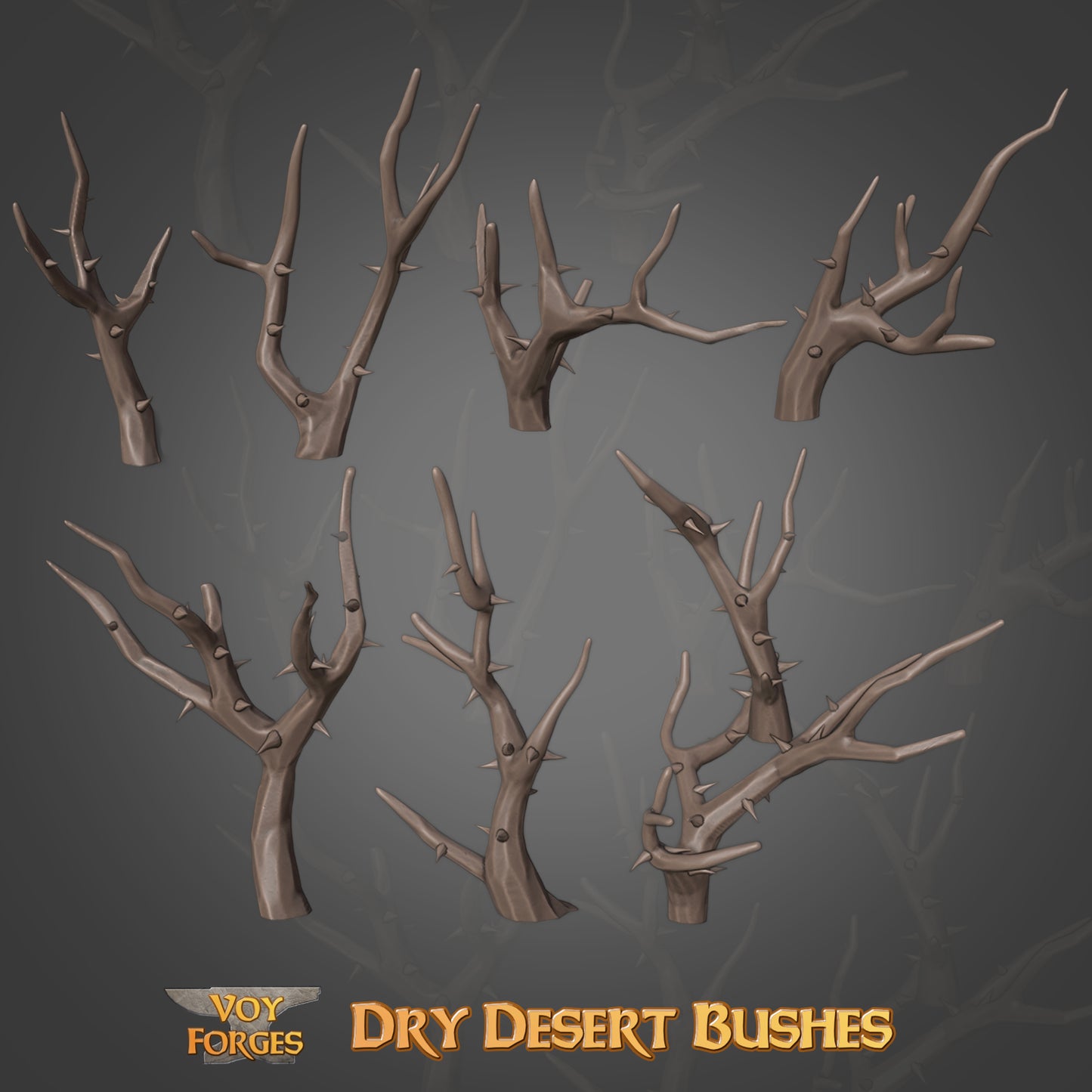Desert Bushes for Basing