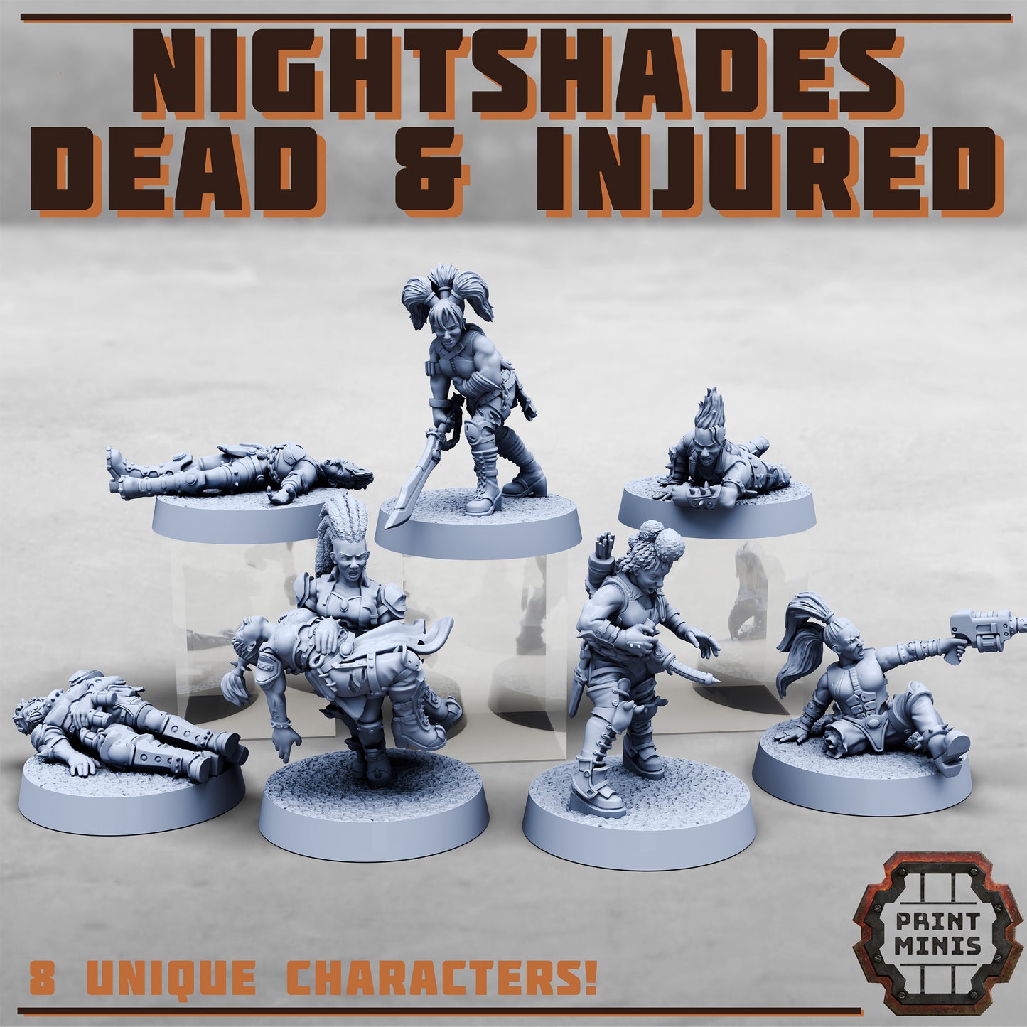 Bitter Nightshades - dead and injured