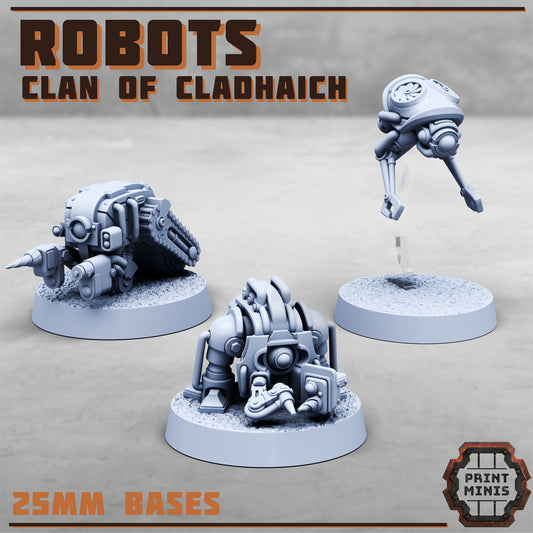 Little Robots - Clan of Cladaich pets