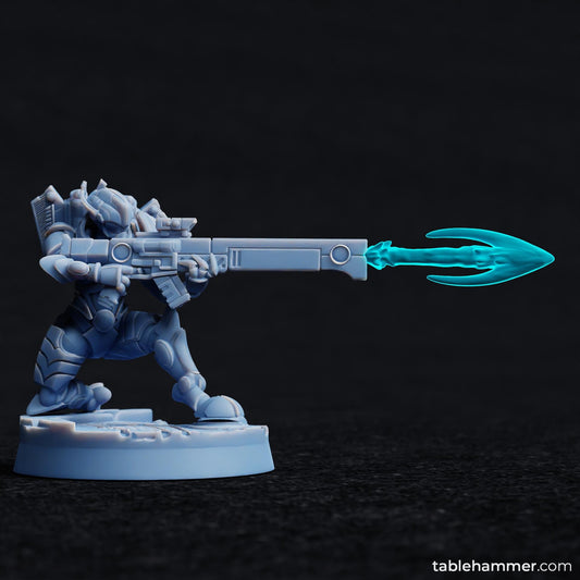 Energy dart muzzleflash