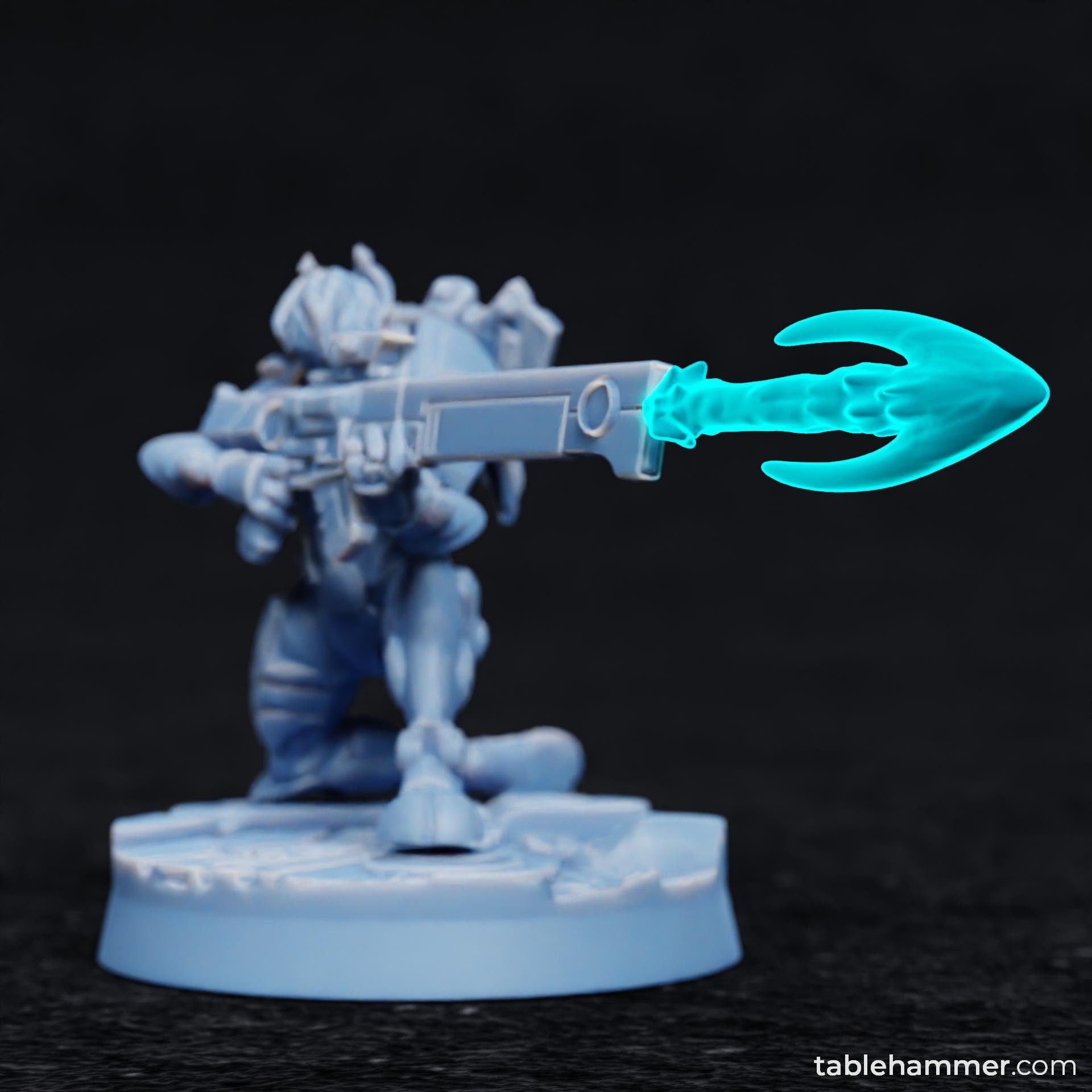 Energy dart muzzleflash