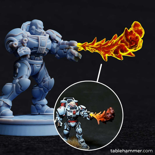 Flamethrower effect muzzleflash