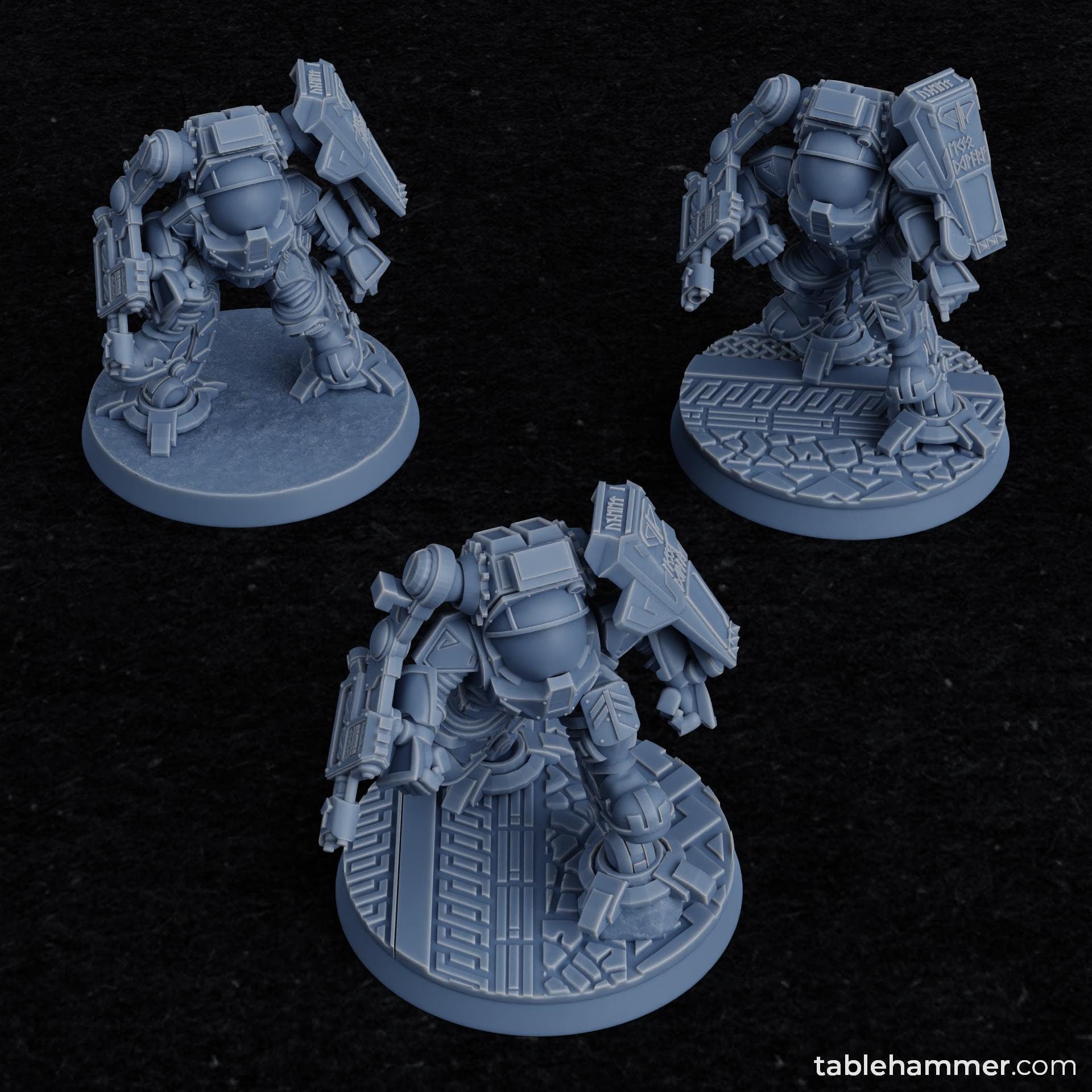 Exo Dwarves with with railguns (Federation of Tyr)