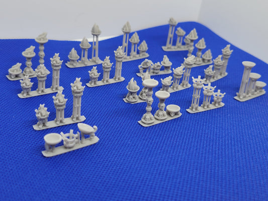 Assorted Braziers for Scenery / Terrain