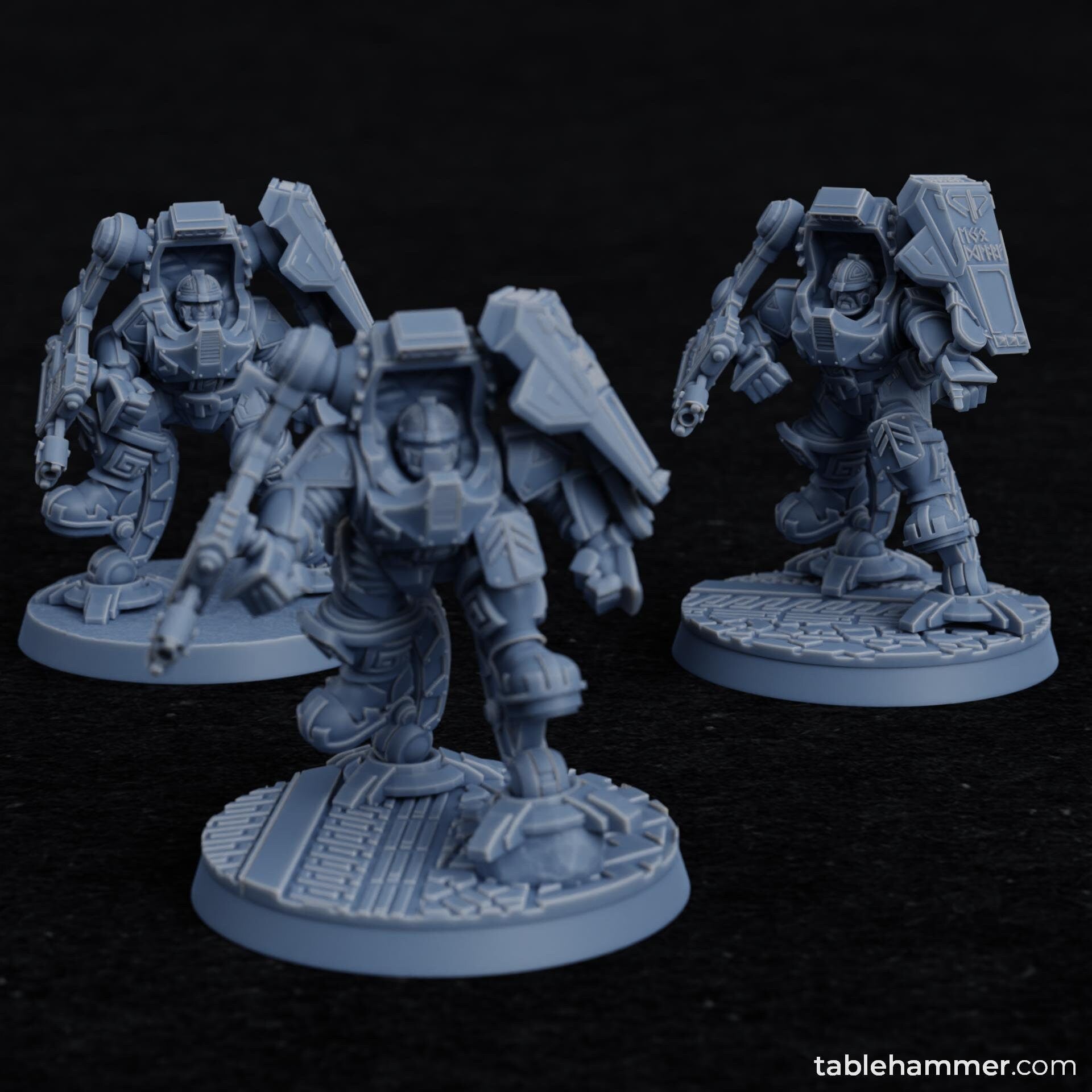 Exo Dwarves with with railguns (Federation of Tyr)