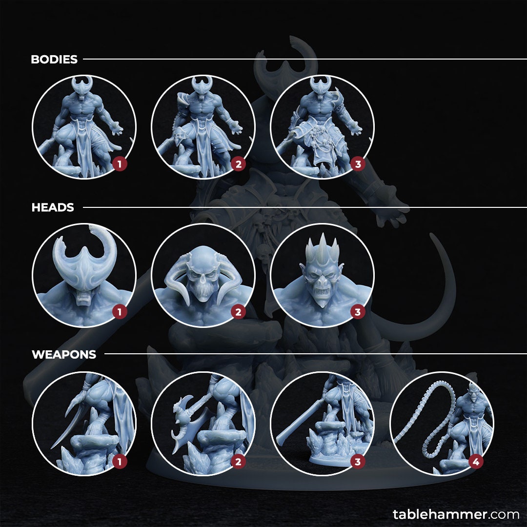 Evolved Ambassador Demon - modular winged demon set (Demonic Void Realms)