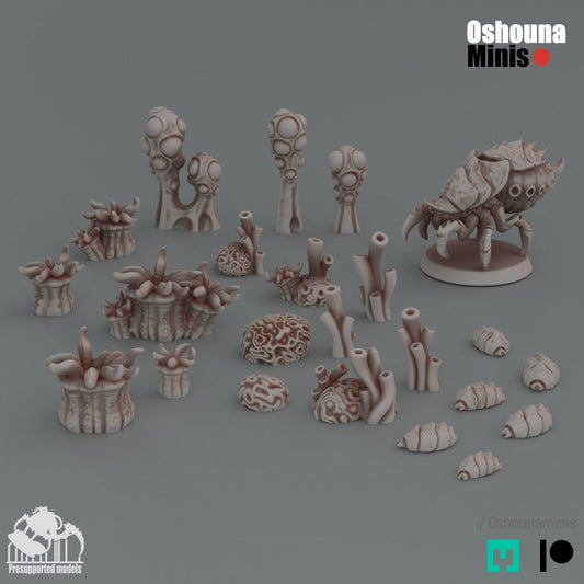 Terrain Basing Bits - Deep Hive