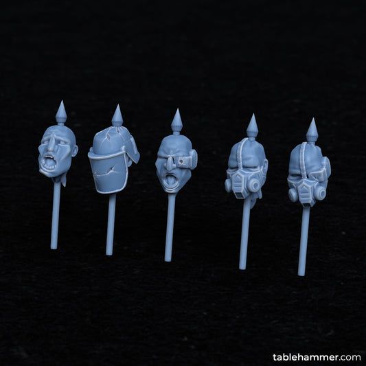 Ogre Piked Heads for terrain