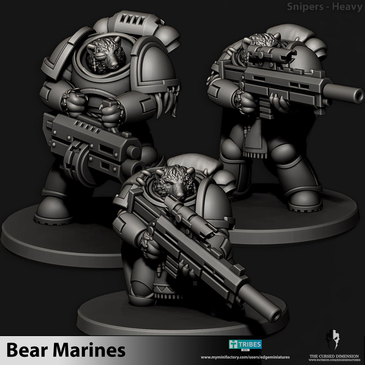 Snipers and Heavy - BearMarines