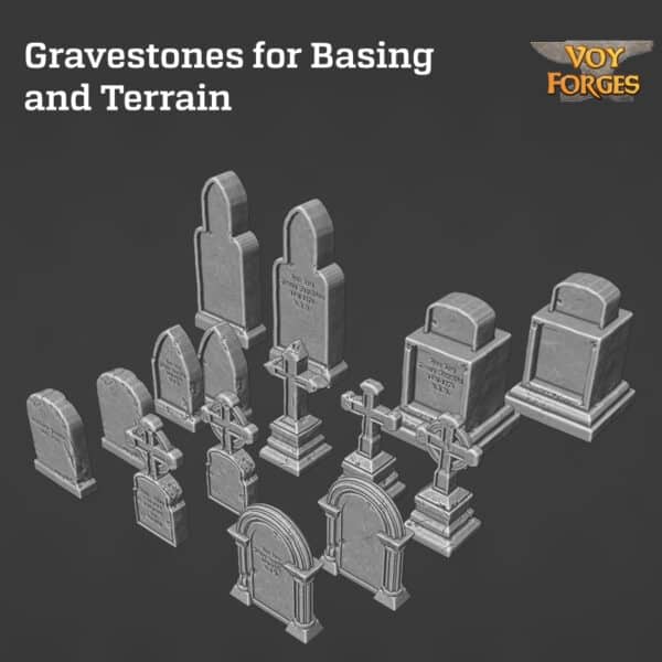 Gravestones, Tombstones For Basing, Terrain