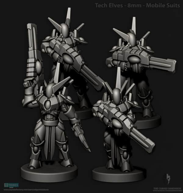 Tech Elves - Mobile Suits - 8mm